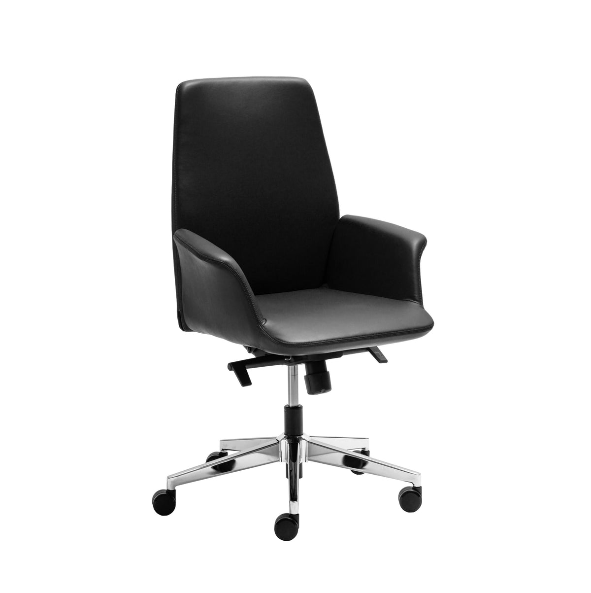 Accord Medium Back Chair — Black