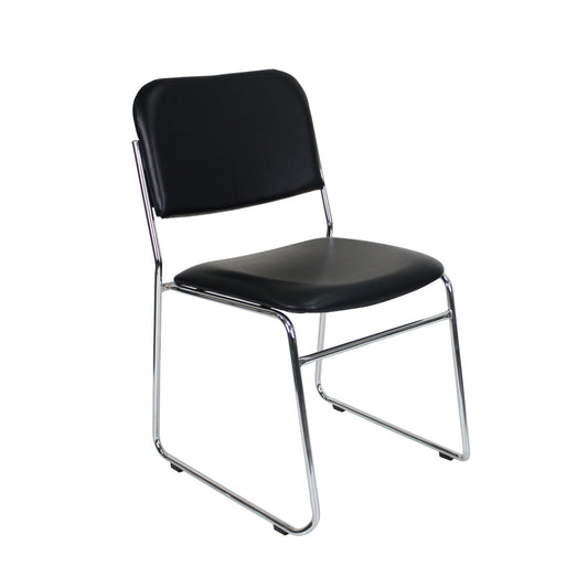 Evo Chair — Black PU Leather
