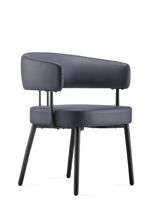 Hera Breakout Chair — French Navy PU
