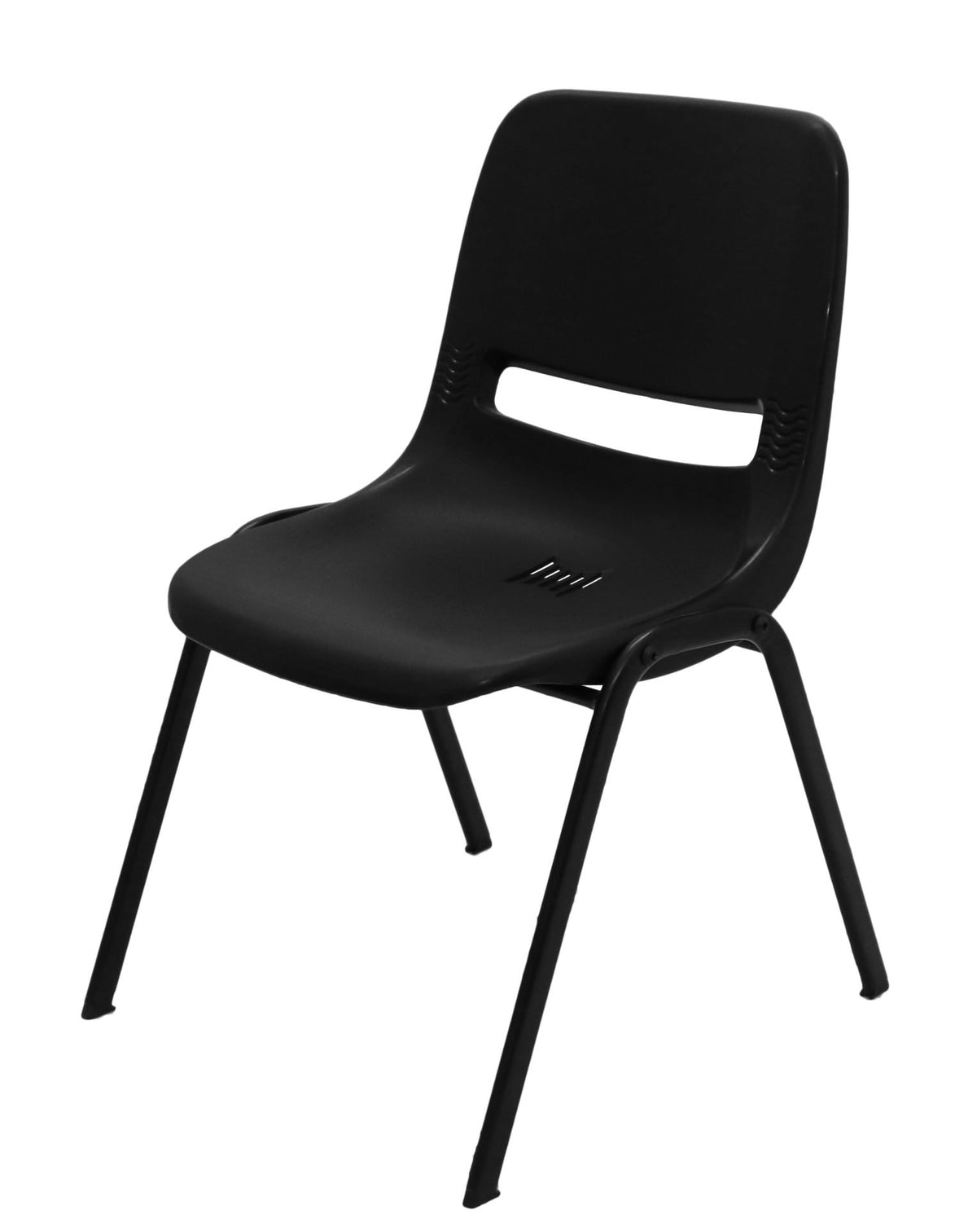 P100 Stackable Chair — Black