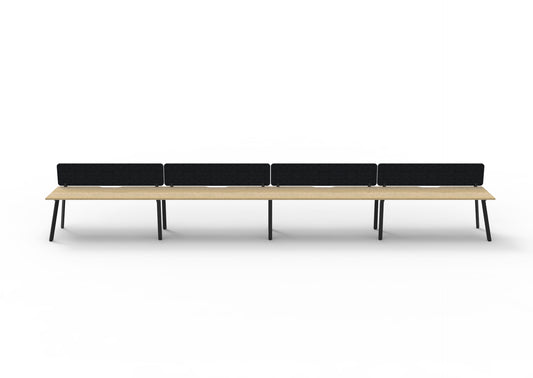 Eternity Single Sided Workstation with Screen — view 2