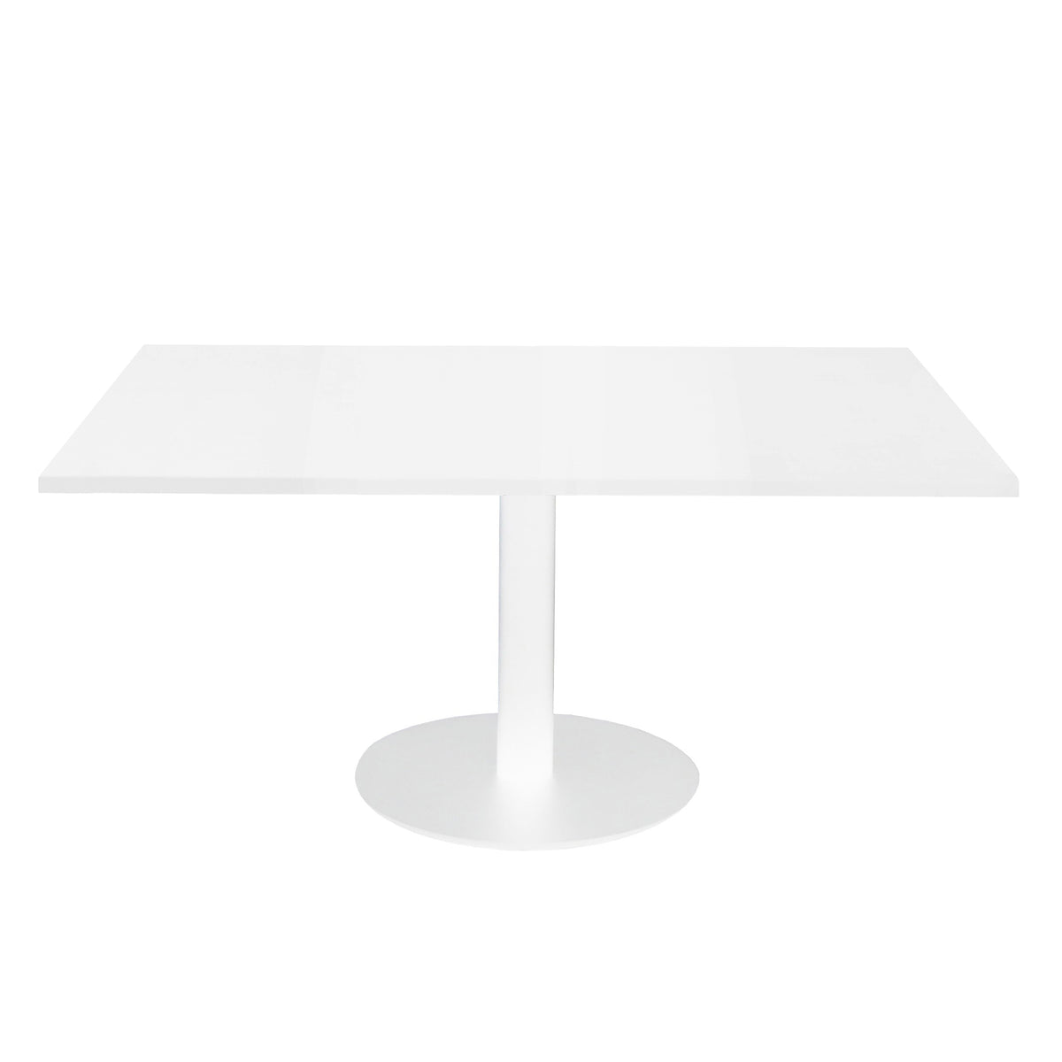 Estilo Square Coffee Table — Natural White, White Satin P/C, 900mmx 900mm — CCT990 NW/WS