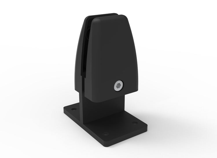 Powder Coated Clamp To Suit EPS Screens — Back to Back Desk Mounted / Black