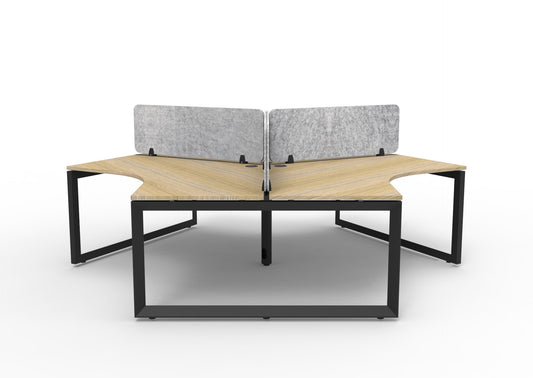 Infinity 120 Degree Workstation — Loop Leg