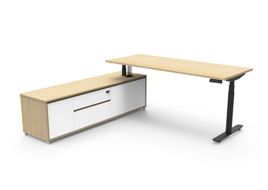 Halo Plus Executive Desk & Cabinet — view 2