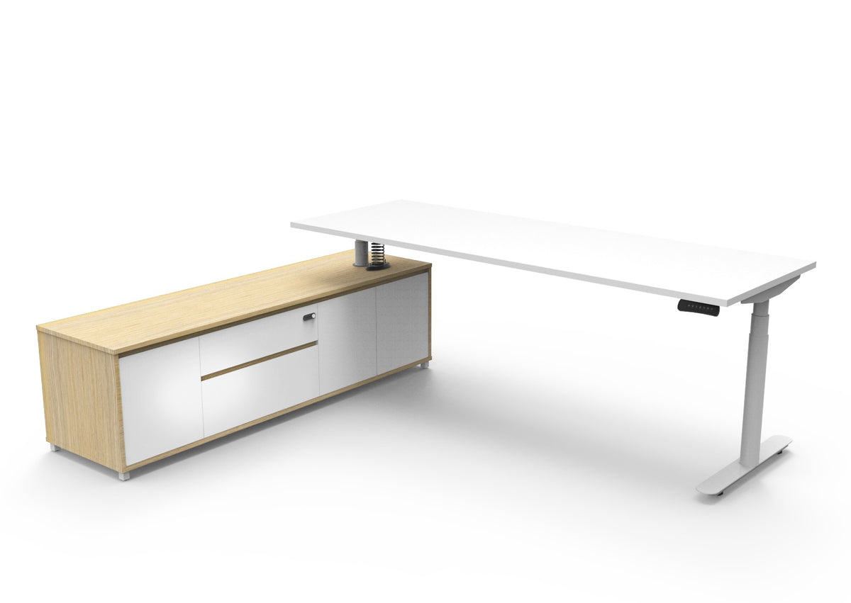Halo Plus Executive Desk & Cabinet — view 4