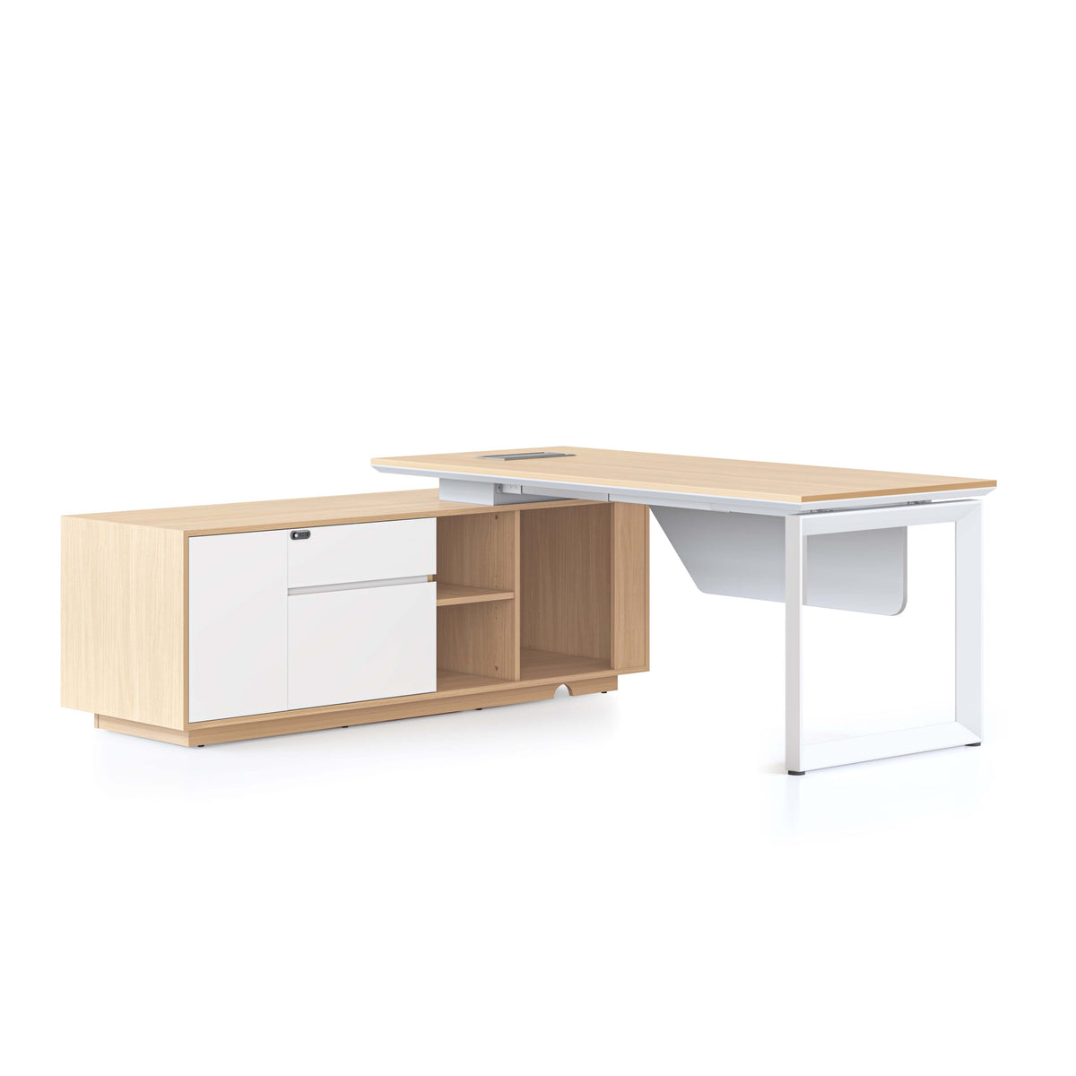 Casa Executive Desk & Cabinet — view 3