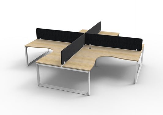 Infinity Profile Leg Corner Workstation