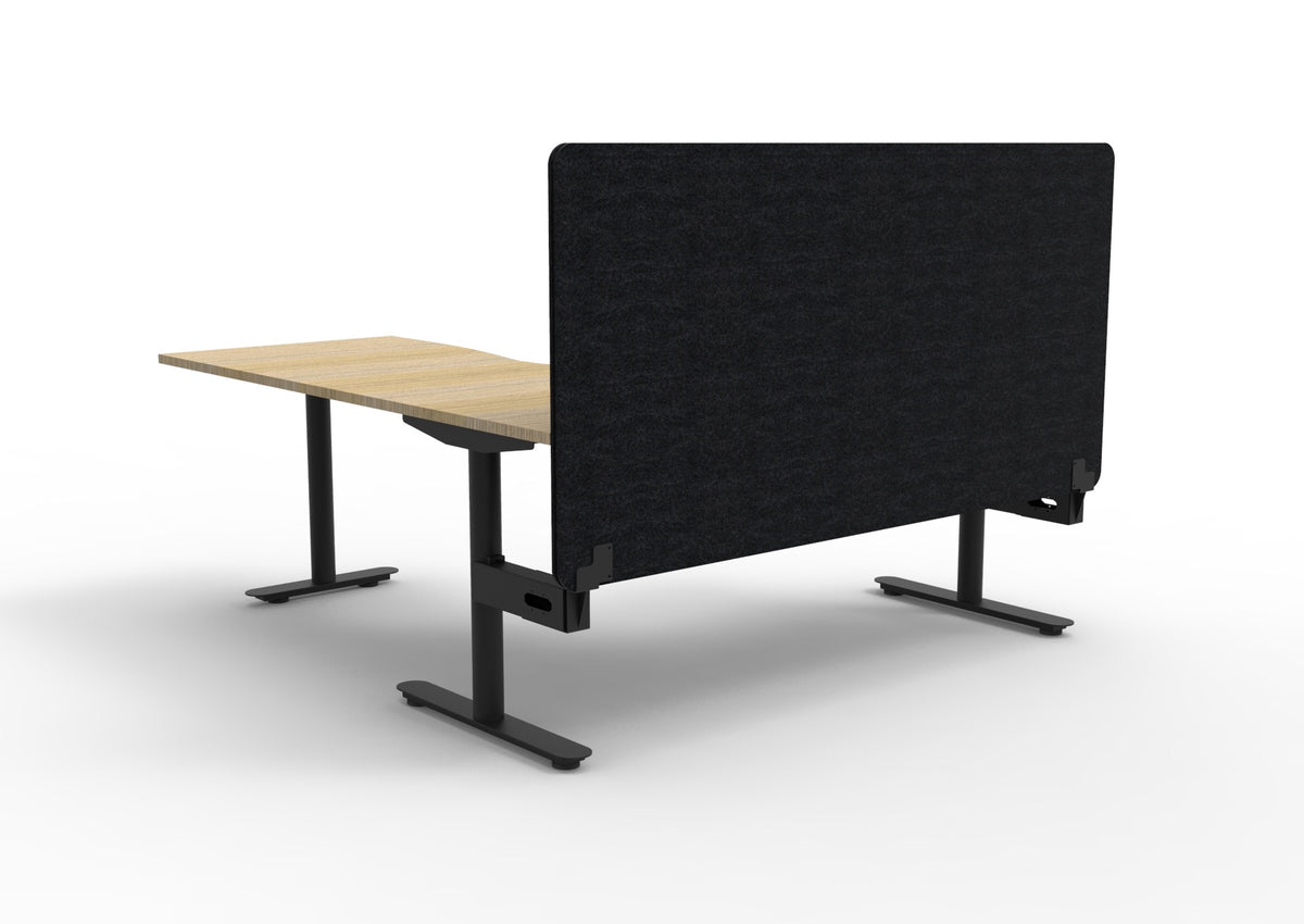 Halo Static Corner Workstation with Screen — view 3