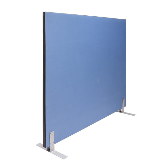 Acoustic Screen – Free Standing — 1500mm W x 1500mm H / Blue Upholstery