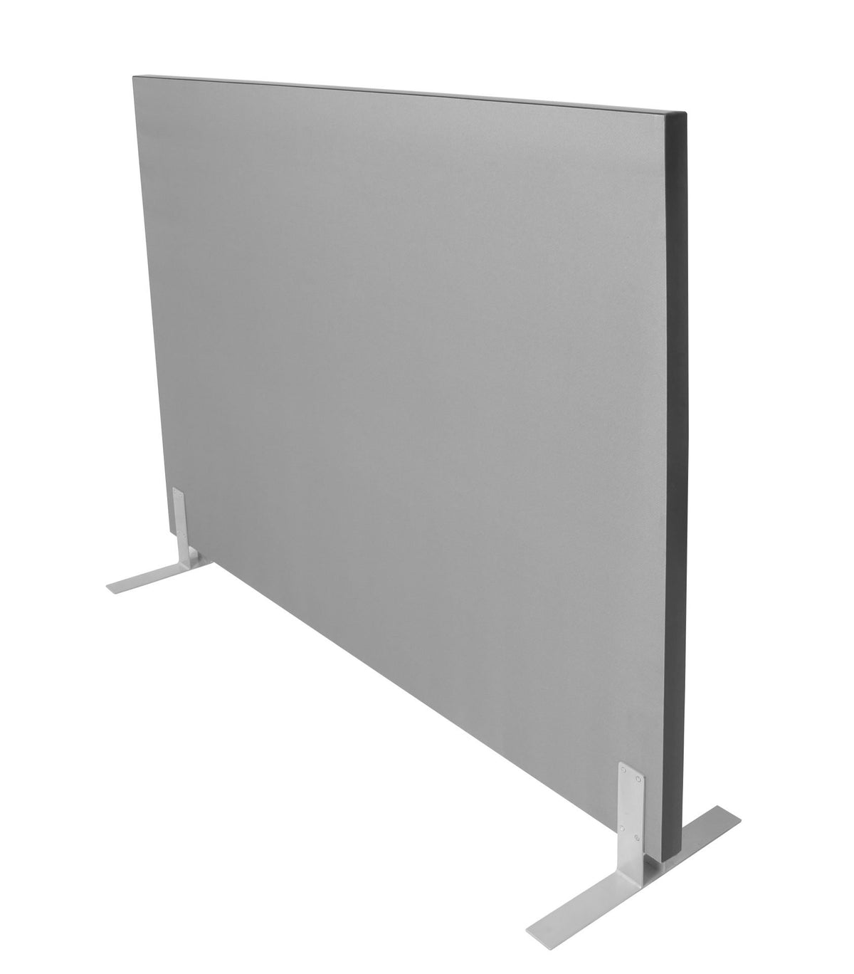 Acoustic Screen – Free Standing — 1800mm W x 1800mm H / Grey Upholstery