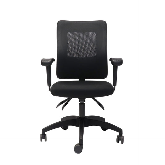AM100 Mesh Operator Chair — Black