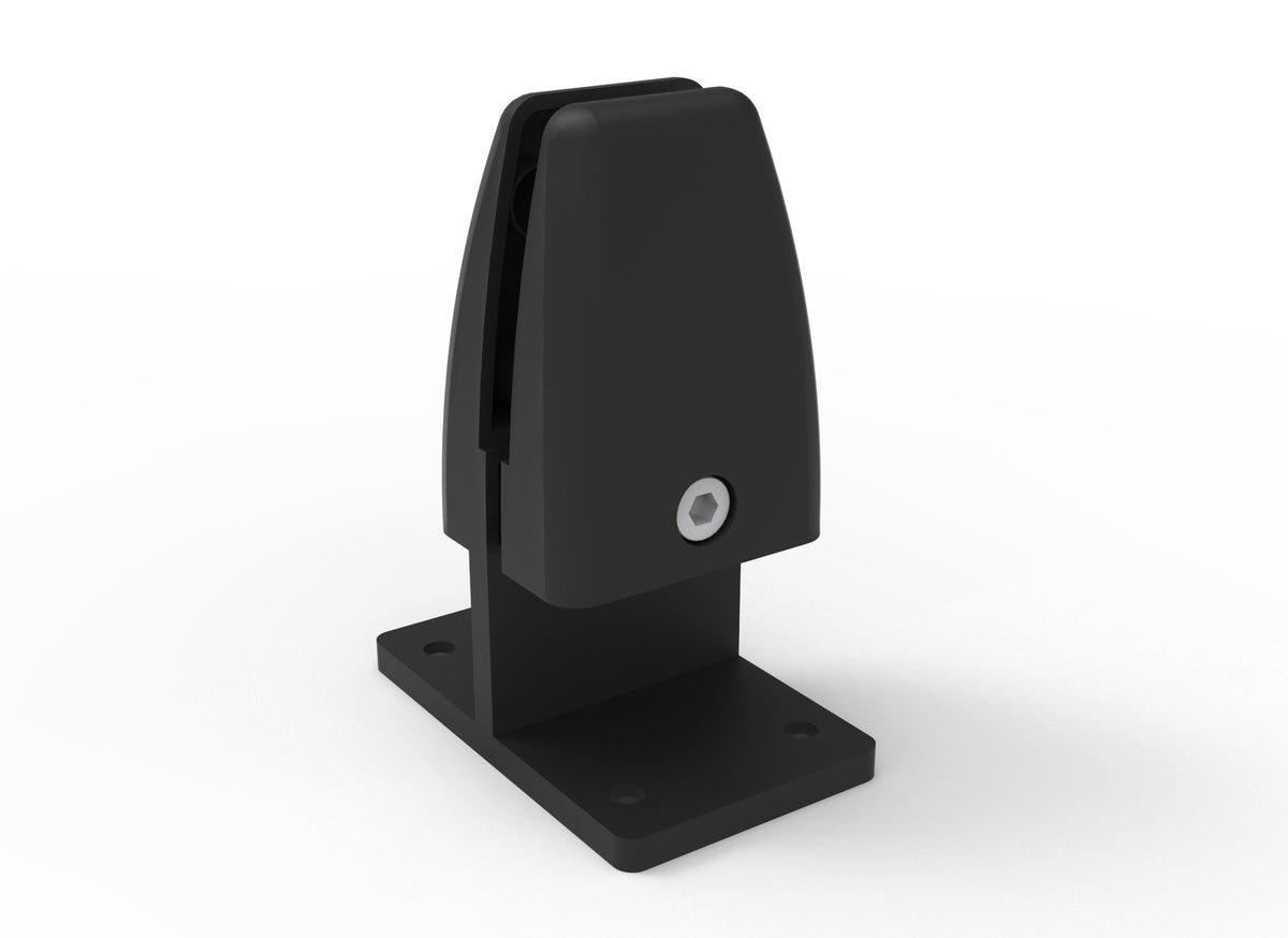 Powder Coated Clamp To Suit EPS Screens — Back to Back Desk Mounted / Black