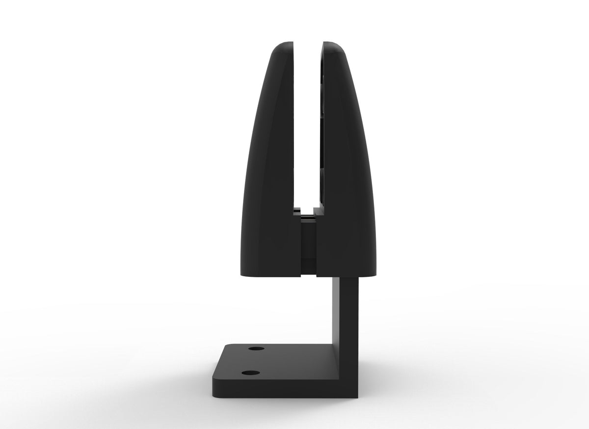Powder Coated Clamp To Suit EPS Screens — Side Mounted / Black