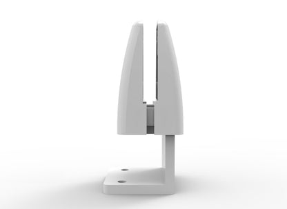Powder Coated Clamp To Suit EPS Screens — Side Mounted / White