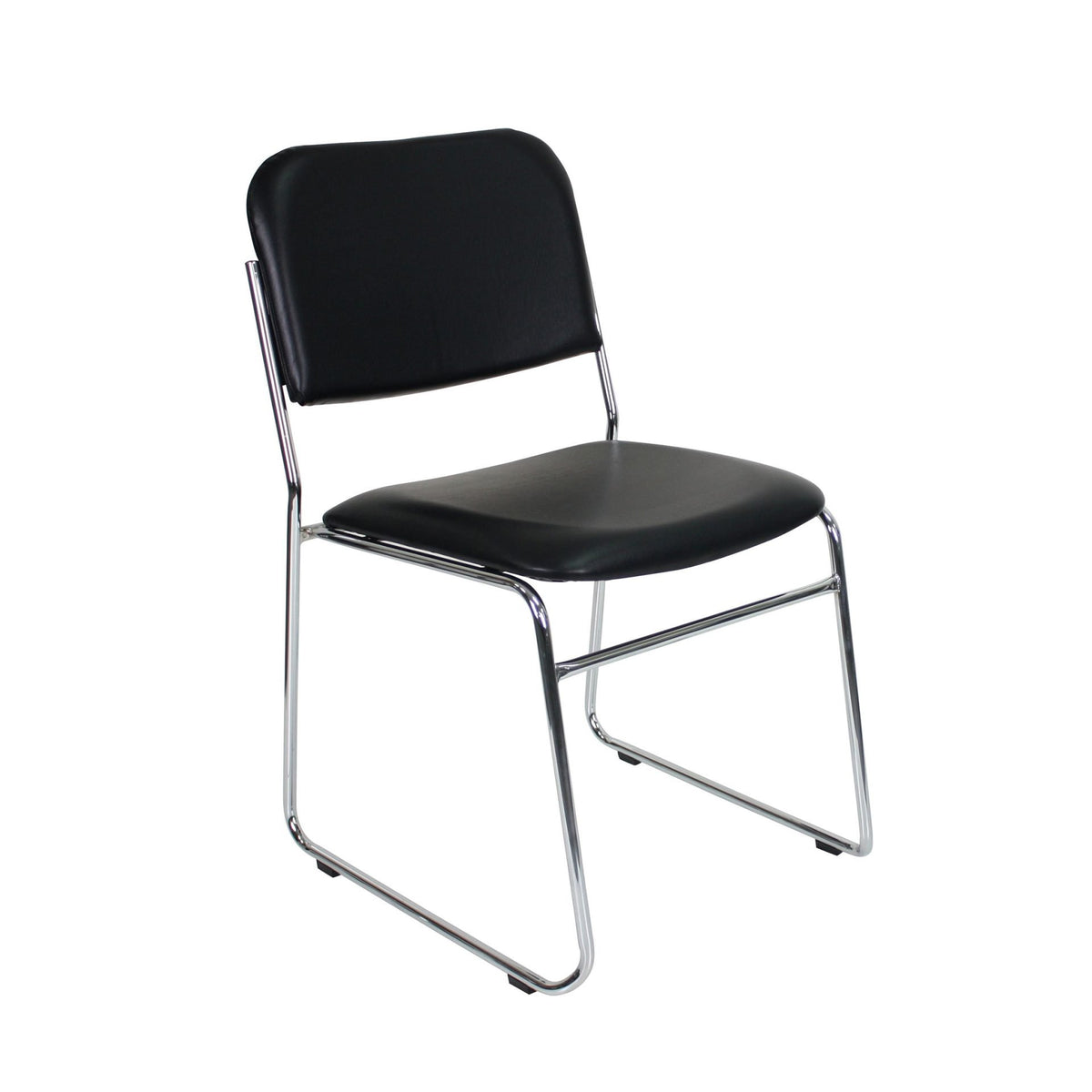 Evo Chair — Black PU Leather