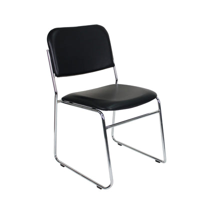 Evo Chair — Black PU Leather