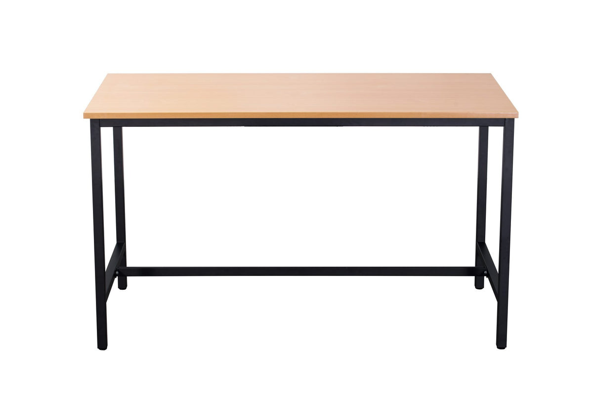 Rapidline High Bar Table — Beech Top & Black Satin Base — HBT189 B