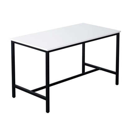 Rapidline High Bar Table — Natural White Top & Black Satin Base — HBT189 NW