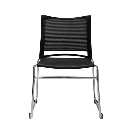 PMV-BK Visitor Chair — Black
