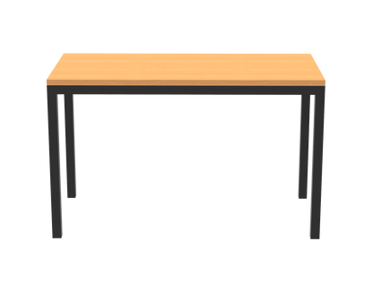 Rapidline Steel Frame Table — 1200mm W x 600mm D x 730mm H, Beech — SFT126 B