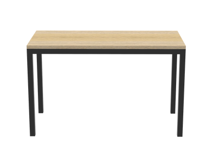 Rapidline Steel Frame Table — 1200mm W x 600mm D x 730mm H, Natural Oak — SFT126 NO