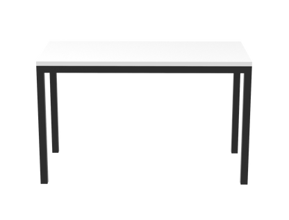 Rapidline Steel Frame Table — 1200mm W x 600mm D x 730mm H, Natural White — SFT126 NW