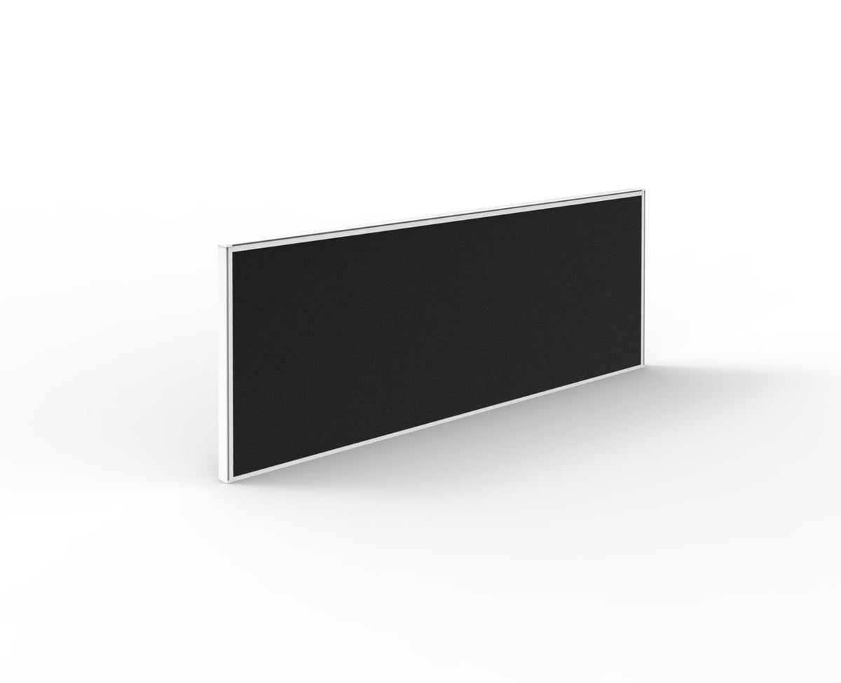 30mm SHUSH30 Screens — 1200mm W x 495mm H x 30mm T / Black Fabric with White P/C Frame