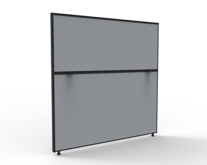 30mm SHUSH30 Screens — 1200mm W x 1200mm H x 30mm T / Grey Fabric with Black P/C Frame