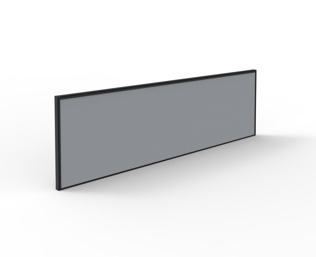 30mm SHUSH30 Screens — 1500mm W x 495mm H x 30mm T / Grey Fabric with Black P/C Frame