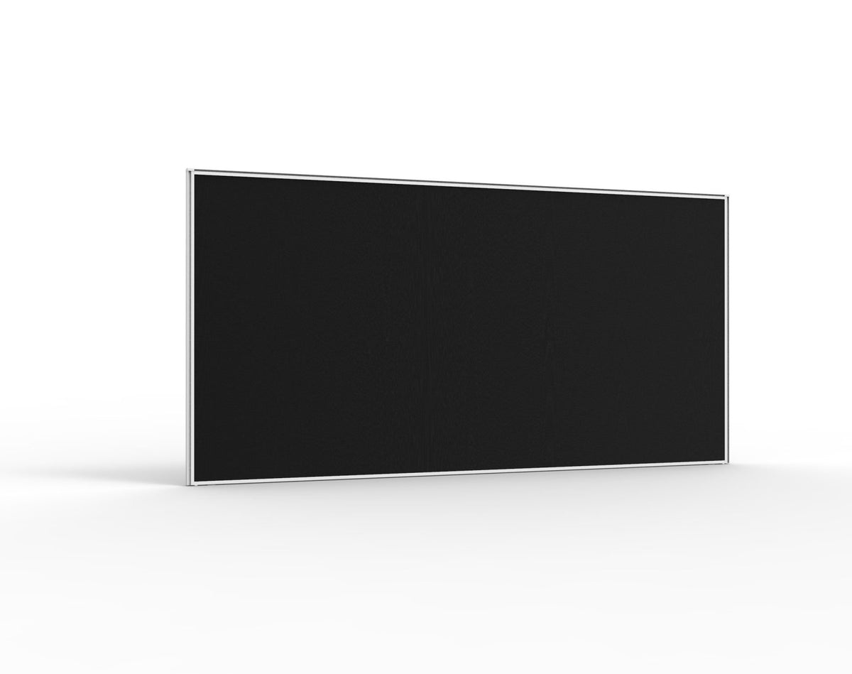 30mm SHUSH30 Screens — 1500mm W x 900mm H x 30mm T / Black Fabric with White P/C Frame