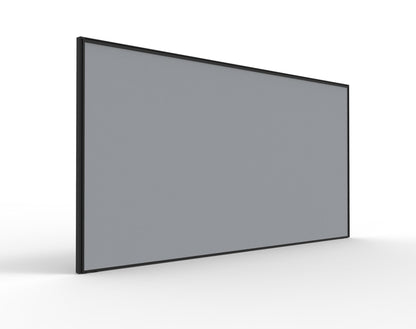 30mm SHUSH30 Screens — 1800mm W x 900mm H x 30mm T / Grey Fabric with Black P/C Frame