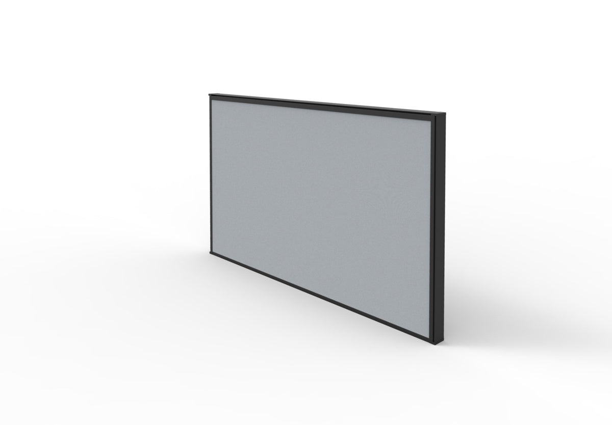 30mm SHUSH30 Screens — 750mm W x 495mm H x 30mm T / Grey Fabric with Black P/C Frame