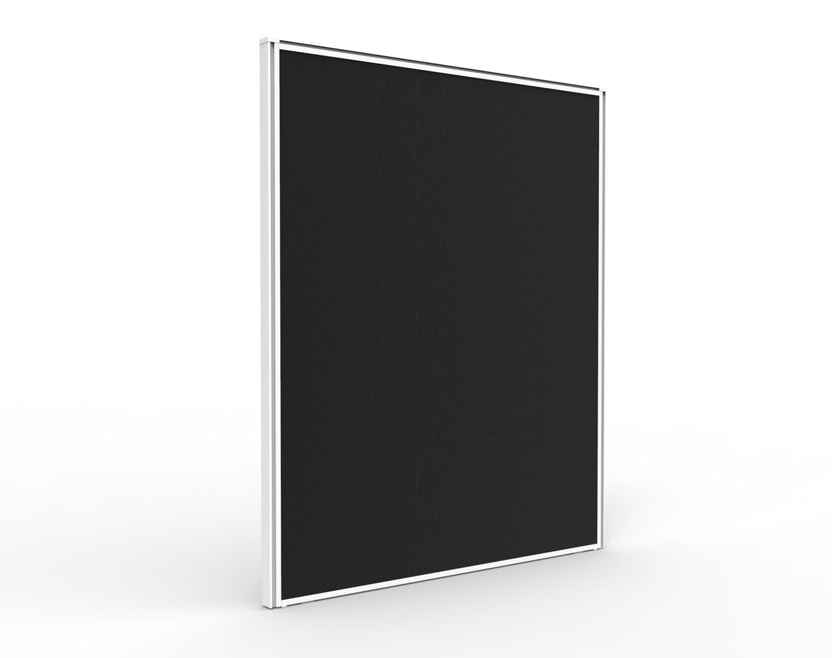 30mm SHUSH30 Screens — 750mm W x 900mm H x 30mm T / Black Fabric with White P/C Frame