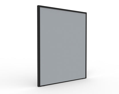 30mm SHUSH30 Screens — 750mm W x 900mm H x 30mm T / Grey Fabric with Black P/C Frame