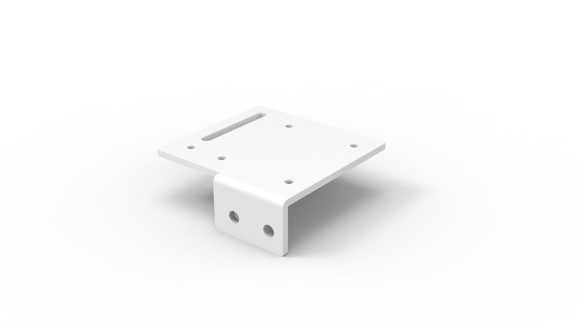 SHUSH30+ Single Screen Fixing Bracket — White P/C