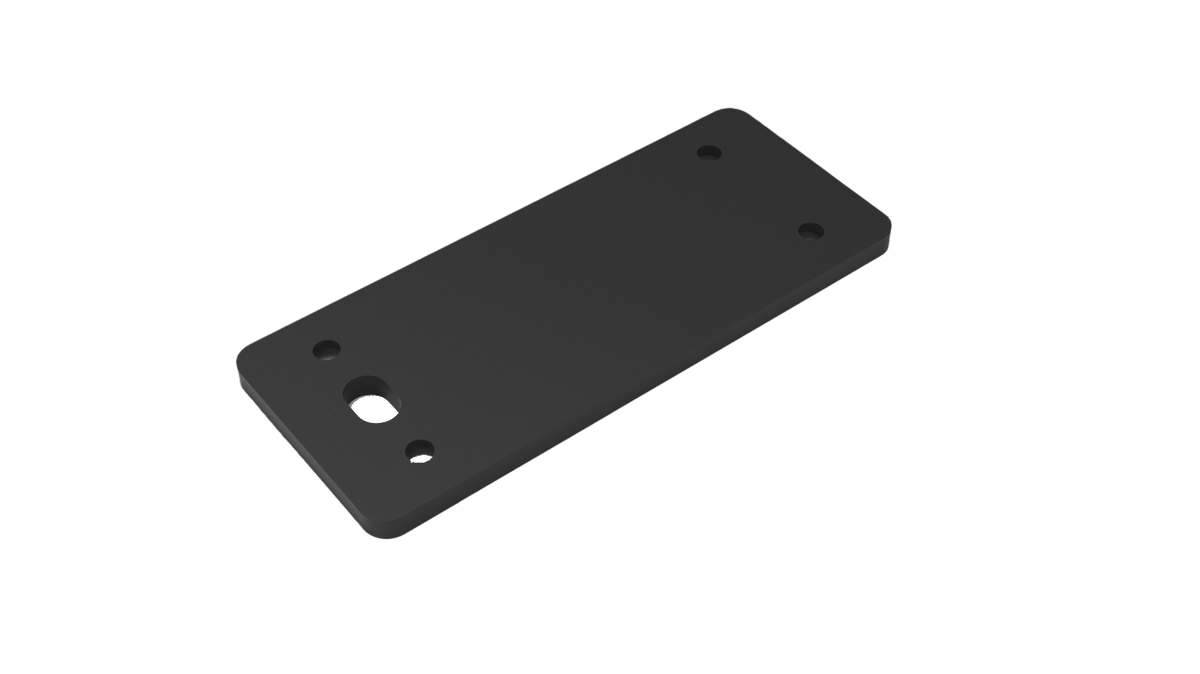 Shush30 L Shaped Screw Plate — Black P/C