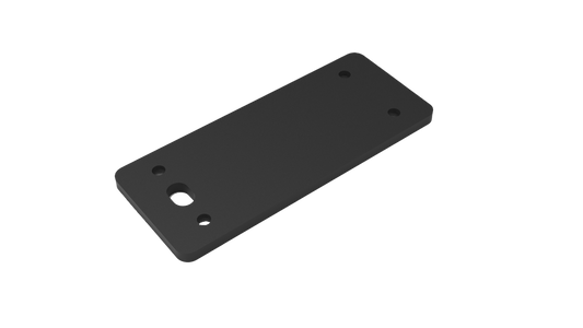 Shush30 L Shaped Screw Plate — Black P/C