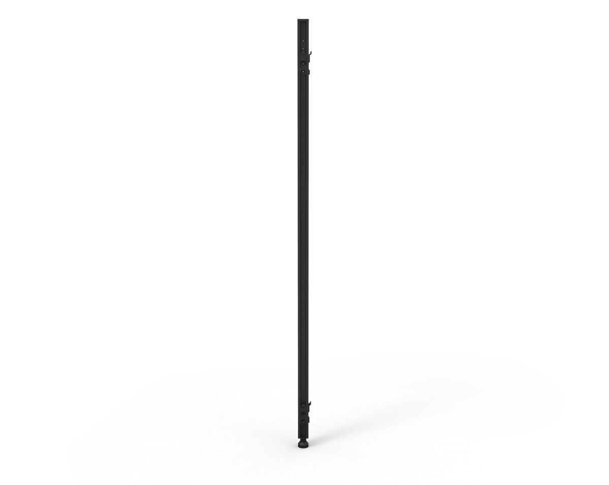 Shush30 Joining Poles — 1200mm H x 30mm W x 30mm D / Black Satin / 90-180 Degree