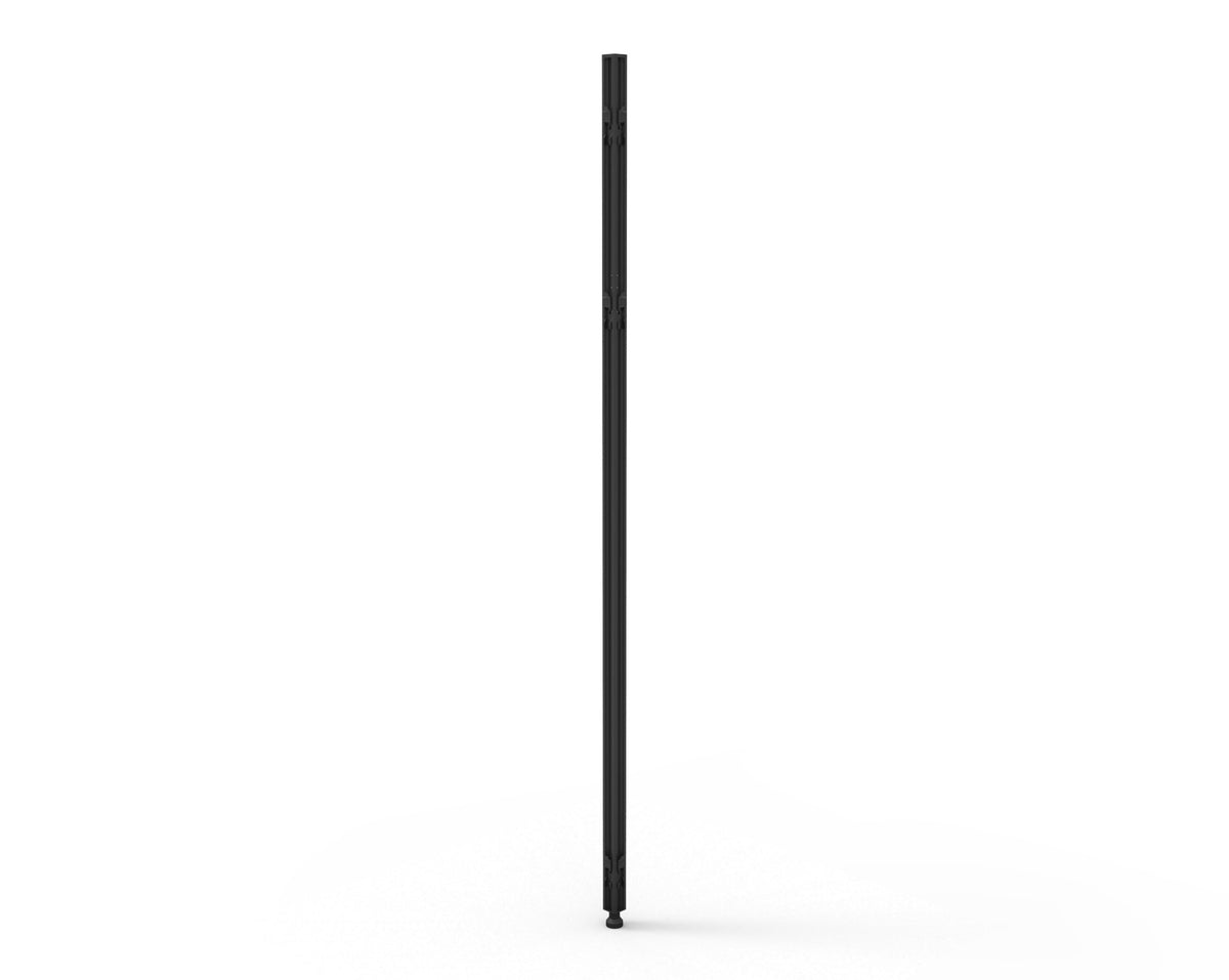 Shush30 Joining Poles — 1500mm H x 30mm W x 30mm D / Black Satin / 90-180 Degree