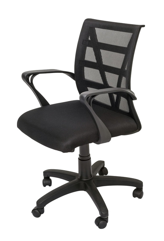 Vienna Mesh Back Chair — Black
