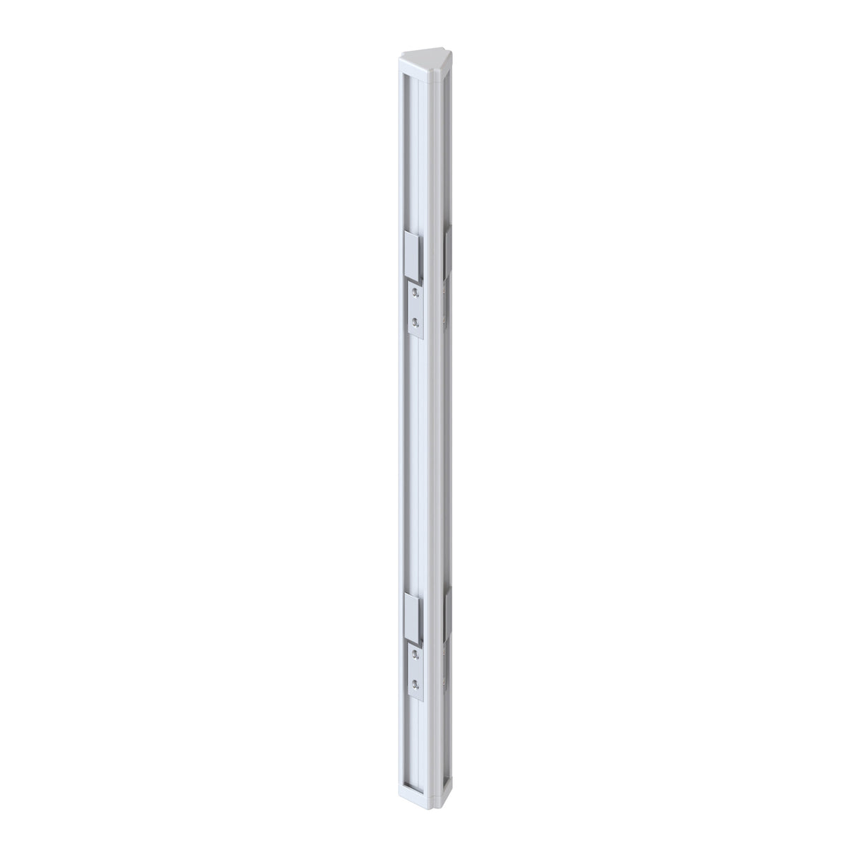Shush30 Joining Poles — 495mm H x 30mm W x 30mm D / White Satin / 120 Degree
