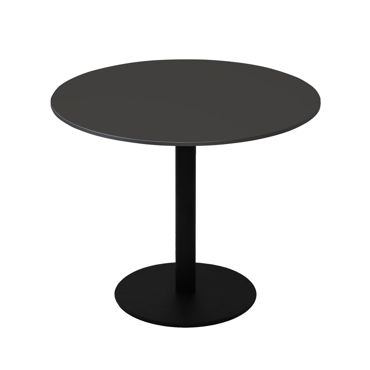 Estilo Round Table — 1200mm DIA, Black, Black P/C — CBT12 BLK/BL