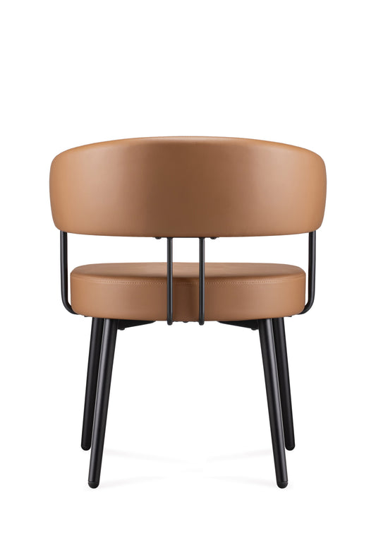 Hera Breakout Chair — Amber PU