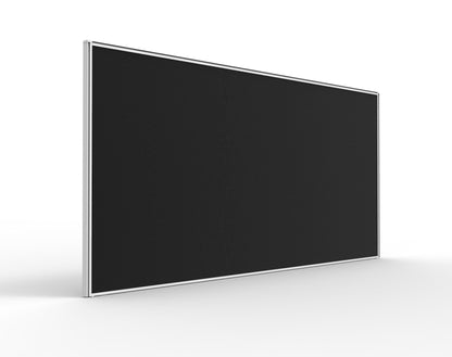 30mm SHUSH30 Screens — 1800mm W x 900mm H x 30mm T / Black Fabric with White P/C Frame