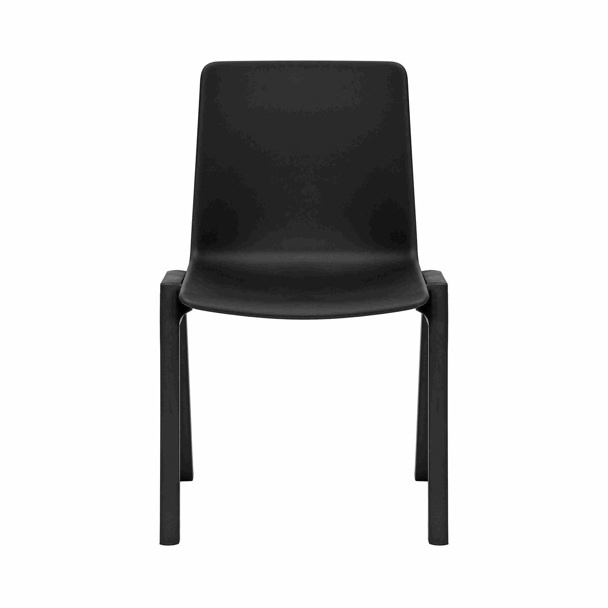 Academy Stacking Chair — Black / No Seat Pad