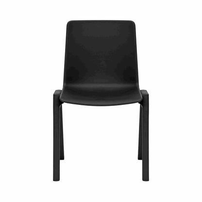 Academy Stacking Chair — Black / No Seat Pad