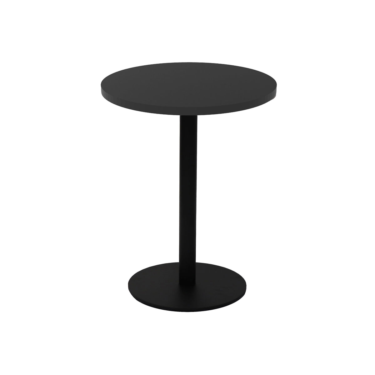 Estilo Round Table — 500mm DIA, Black, Black P/C — CBT5 BLK/BL